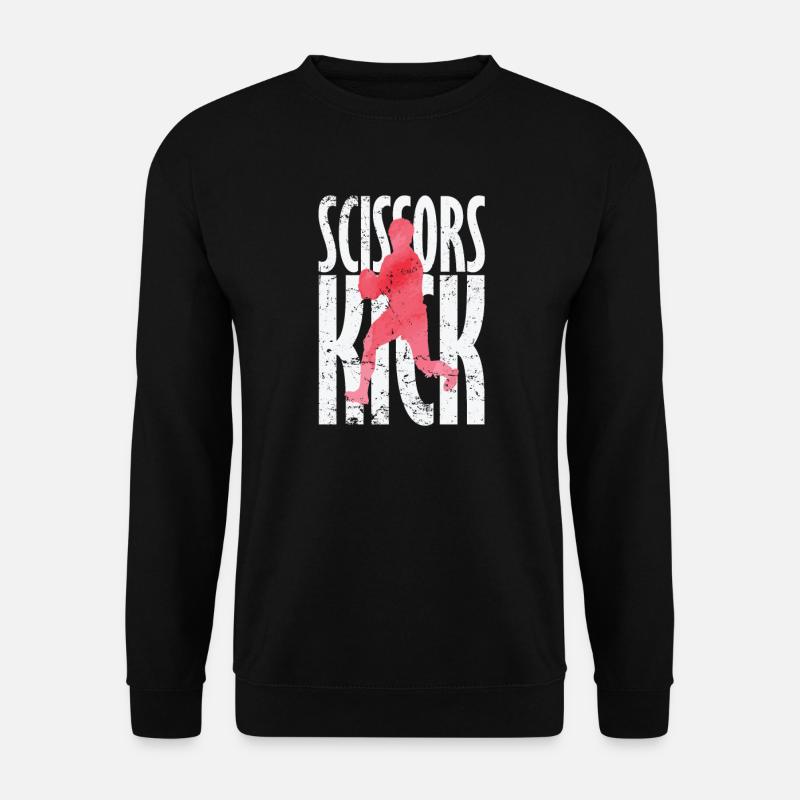 Scissors Kick Rugby - Unisex Pullover - Schwarz