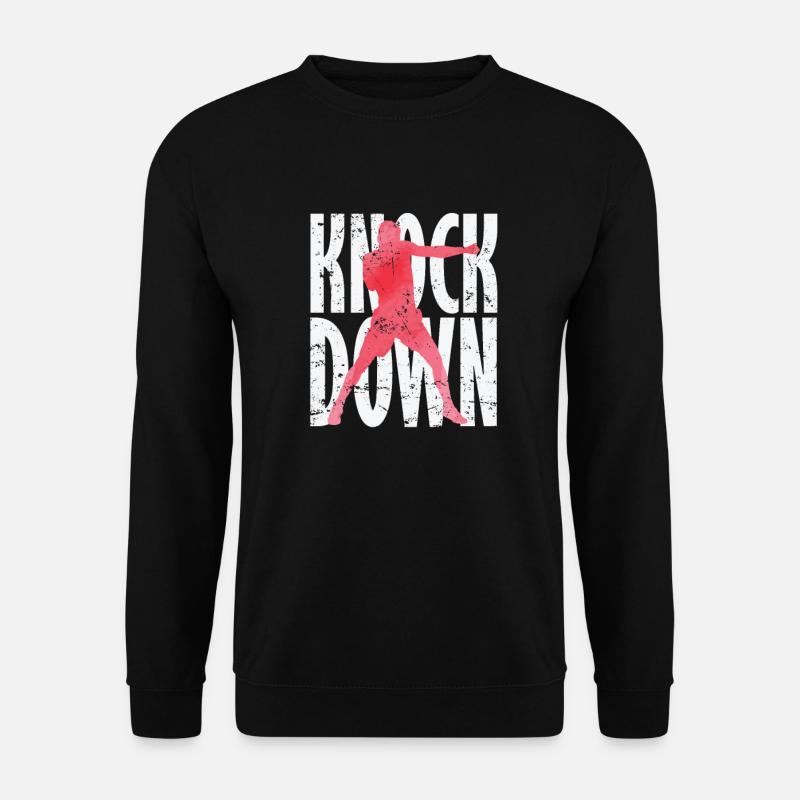 Boxe Knock Down - Sweat-shirt Unisexe - noir