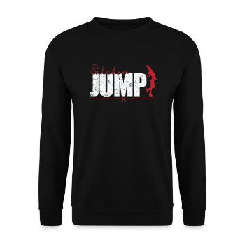 Salchow Jump Eiskunstlauf - Unisex Pullover - Schwarz - Vorne - Alina (178cm) & Michal (187cm)