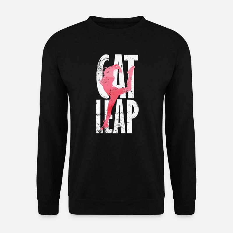 Cat Leap Ballet - Sweat-shirt Unisexe - noir