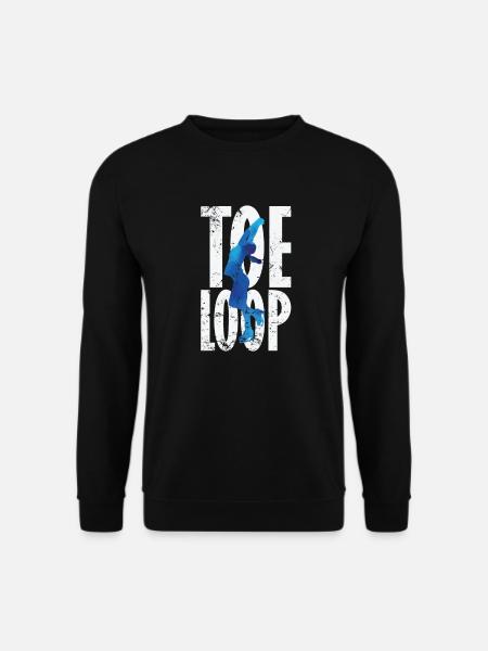 Toeloop Eiskunstlauf - Unisex Pullover - Schwarz