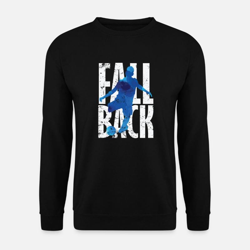 Fallrückzieher Fußball - Unisex Pullover - Schwarz