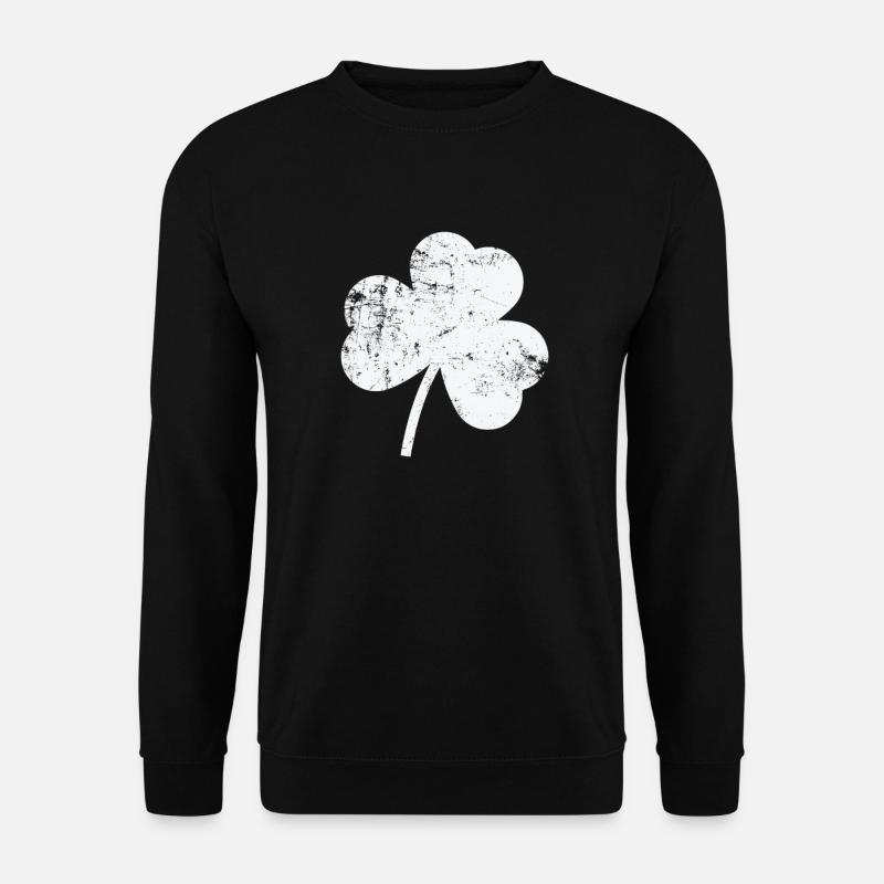 Shamrock Saint-Patrick Irlandais - Sweat-shirt Unisexe - noir
