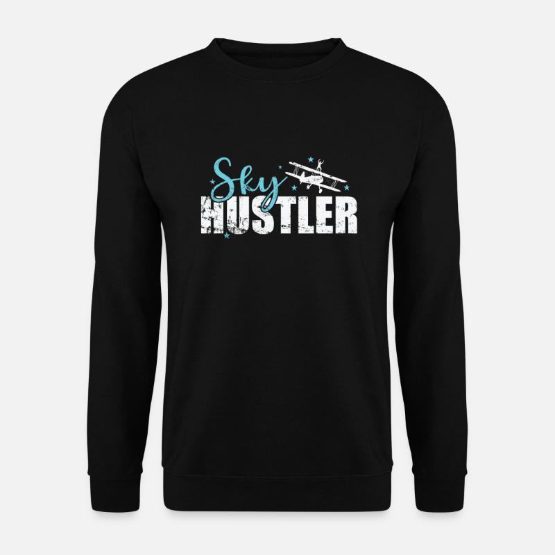 Sky Hustler Wing Walker Hobby - Unisex Sweatshirt - black