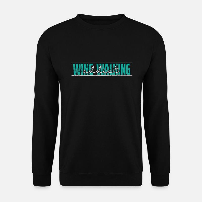 Wing Walker addict Hobby - Unisex Sweatshirt - black