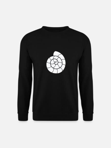 Snail Shell Spiral Snail - Unisex Sweatshirt - black