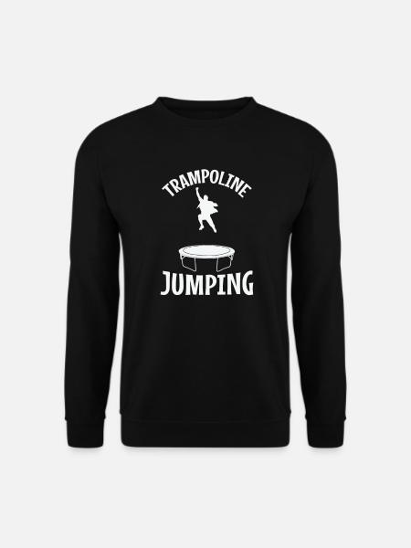 Trampoline Jumping Jumping Leisure - Unisex Sweatshirt - black