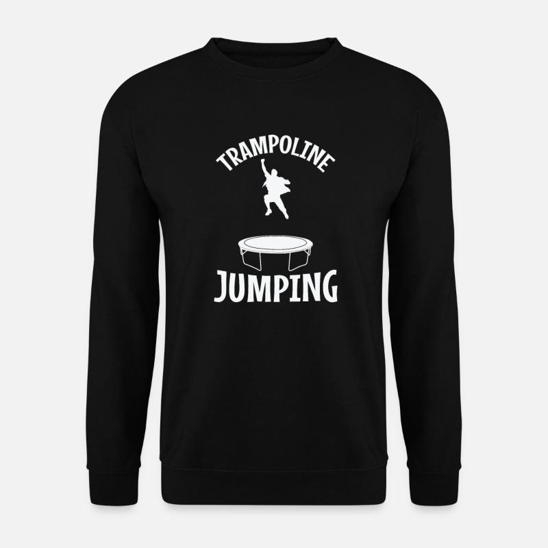Trampoline Jumping Jumping Leisure - Unisex Sweatshirt - black