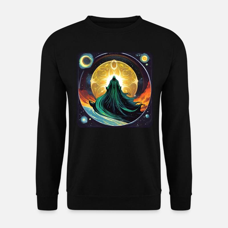 Dieu mystique dans l’univers - Sweat-shirt Unisexe - noir
