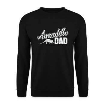 Tatous Papa Mammifère USA - Sweat-shirt Unisexe - noir - Devant - Alina (178cm) & Michal (187cm)