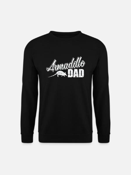 Armadillos Dad Mammal USA - Unisex Sweatshirt - black