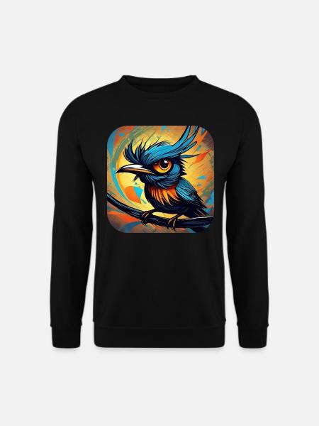 Funny little bird - Unisex Sweatshirt - black