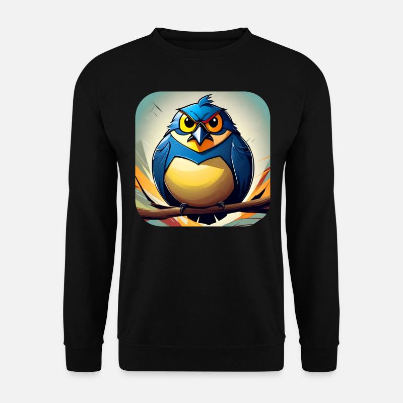 Fat little bird - Unisex Sweatshirt - black