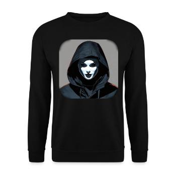 Fille gothique en sweat à capuche - Sweat-shirt Unisexe - noir - Devant - Alina (178cm) & Michal (187cm)