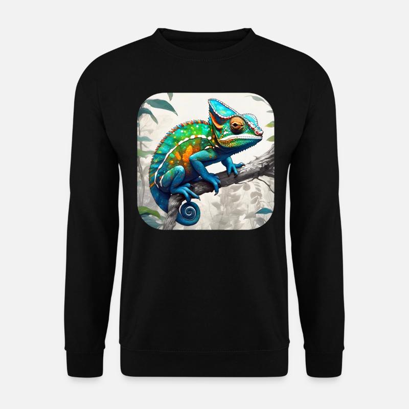 Cool Camouflage Chameleon - Unisex Sweatshirt - black