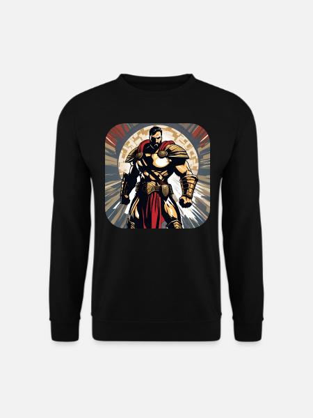 Proud Sparta Warrior - Unisex Sweatshirt - black