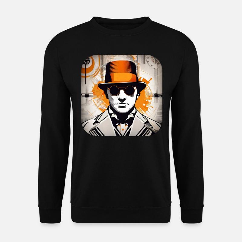 Cooles Steampunk Design - Unisex Pullover - Schwarz