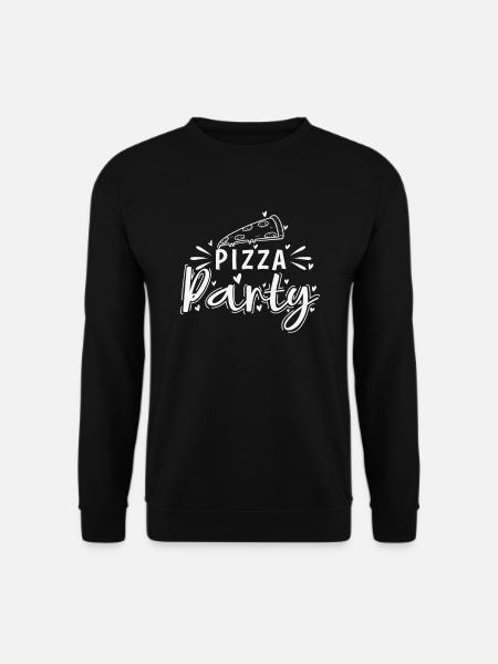 Pizza Party Italian and Cheese - Unisex Sweatshirt - black