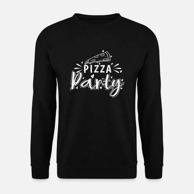 Pizza Party Italienne et Fromage - Sweat-shirt Unisexe - noir