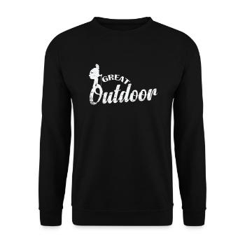 Grande randonnée en plein air Nature - Sweat-shirt Unisexe - noir - Devant - Alina (178cm) & Michal (187cm)