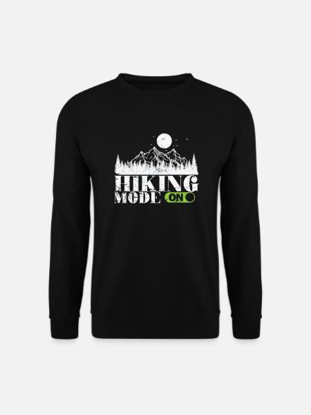 Hiking Mode on Nature - Unisex Sweatshirt - black