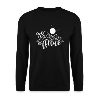 Aller hors ligne Randonnée Nature - Sweat-shirt Unisexe - noir - Devant - Alina (178cm) & Michal (187cm)