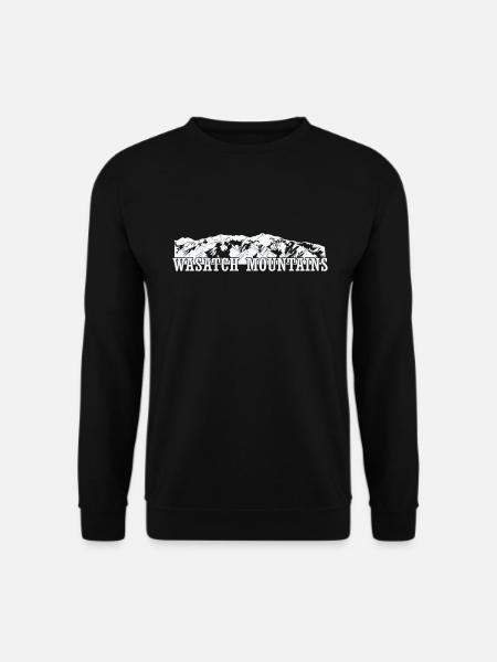 Wasatch Mountains, Rocky Mountains, Utah - Unisex Sweatshirt - black