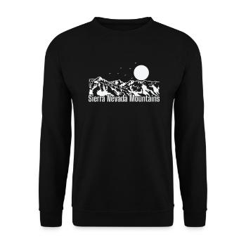 Nevada Mountains Fredonyer Pass Kalifornien - Unisex Pullover - Schwarz - Vorne - Alina (178cm) & Michal (187cm)