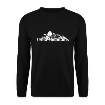 Uinta Mountains, Rocky Mountains, Utah - Unisex Sweatshirt - black - Front - Alina (178cm) & Michal (187cm)