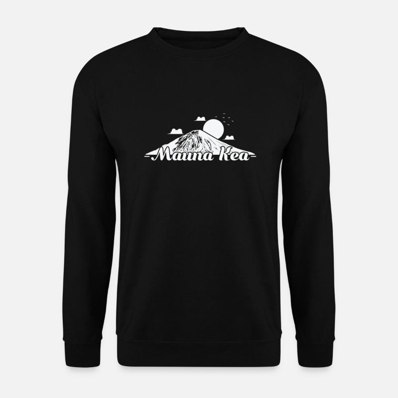 Mauna Kea Vulkan Hawaii USA - Unisex Pullover - Schwarz