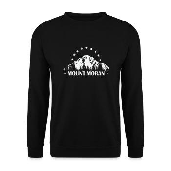 Parc national du mont Moran Grand Teton, Wyoming - Sweat-shirt Unisexe - noir - Devant - Alina (178cm) & Michal (187cm)