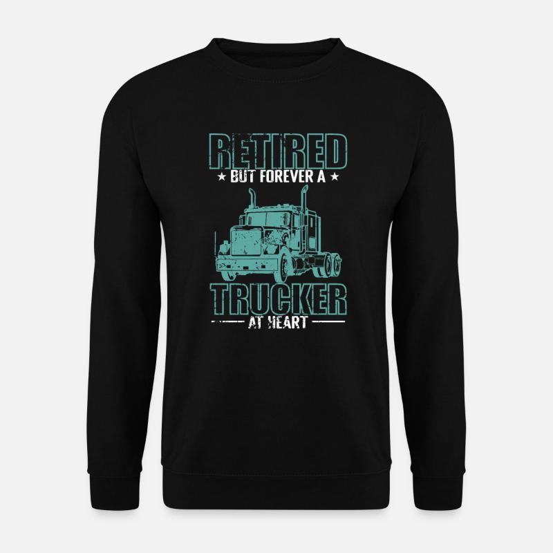 Retraité mais toujours camionneur Beruf - Sweat-shirt Unisexe - noir
