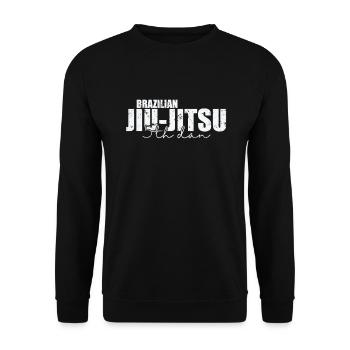 Jiu-Jitsu Brésilien 5ème Dan Arts Martiaux - Sweat-shirt Unisexe - noir - Devant - Alina (178cm) & Michal (187cm)