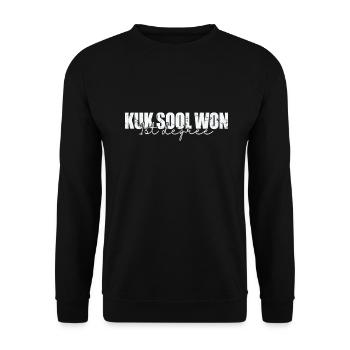 Kuk Sool Won 1st Degree koreanische Kampfkunst - Unisex Pullover - Schwarz - Vorne - Alina (178cm) & Michal (187cm)