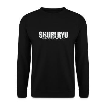 Shuri Ryu Shodan, American martial arts - Unisex Sweatshirt - black - Front - Alina (178cm) & Michal (187cm)