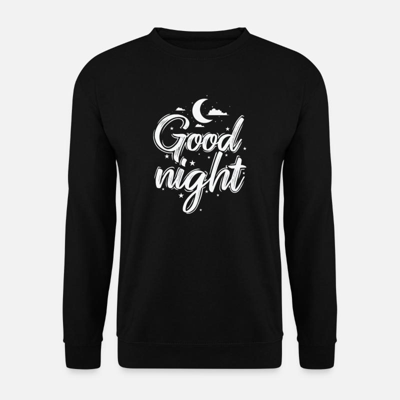 Good Night - Unisex Pullover - Schwarz
