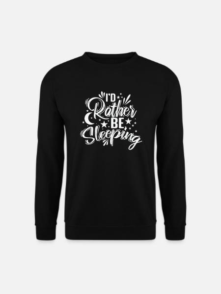 Je préfère dormir fatigué - Sweat-shirt Unisexe - noir