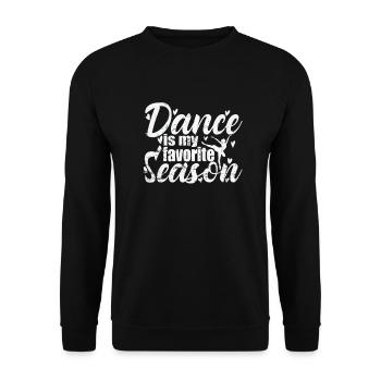 Dance is my favorite Season Ballet - Unisex Sweatshirt - black - Front - Alina (178cm) & Michal (187cm)