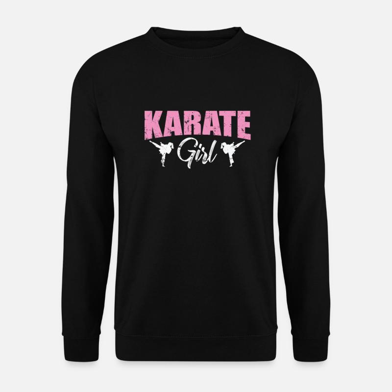 Karate Girl - Unisex Pullover - Schwarz