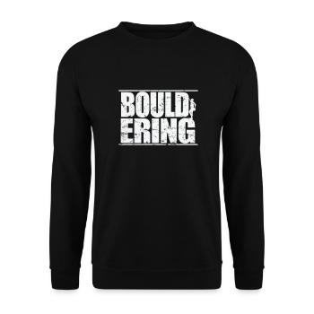 Escalade de bloc pour les amateurs d’escalade - Sweat-shirt Unisexe - noir - Devant - Alina (178cm) & Michal (187cm)