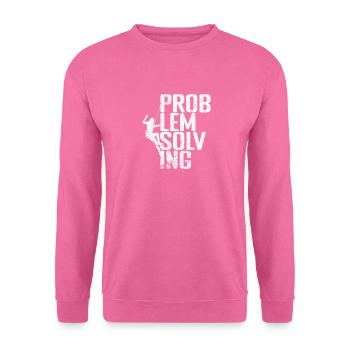 Problem Solving Bouldern - Unisex Pullover - Pink - Vorne