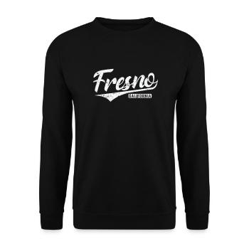 Fresno, California, a city in the United States - Unisex Sweatshirt - black - Front - Alina (178cm) & Michal (187cm)