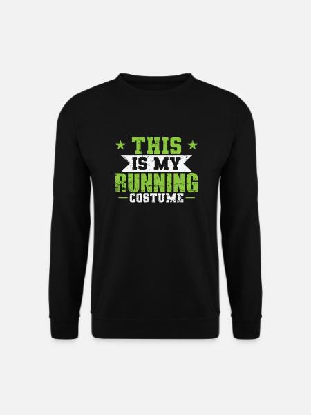 This is my Running Costume - Unisex Sweatshirt - black