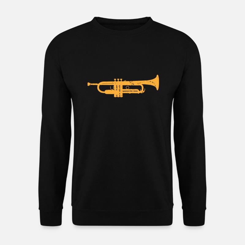 Trompete Musik Töne - Unisex Pullover - Schwarz