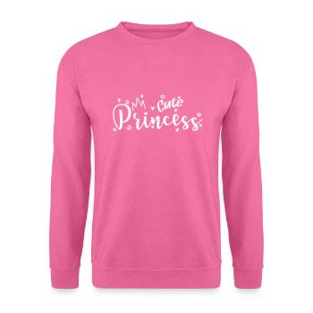 Cute Princess feminin Mädchen - Unisex Pullover - Pink - Vorne