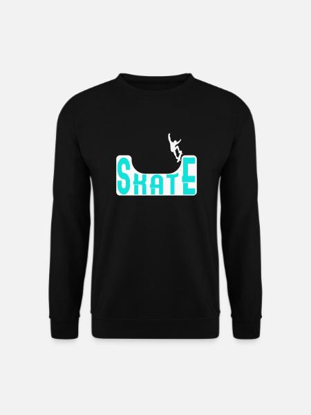 Skate Halfpipe Skateboard - Unisex Sweatshirt - black