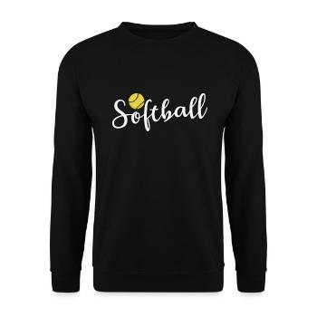 Softball Sports Loisirs - Sweat-shirt Unisexe - noir - Devant - Alina (178cm) & Michal (187cm)