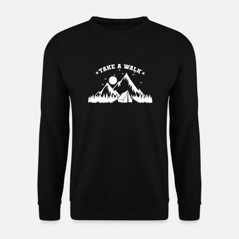 Take a Walk Survival Camping - Unisex Pullover - Schwarz