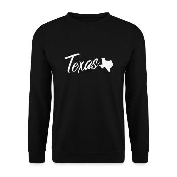 Texas, État des États-Unis, Amérique - Sweat-shirt Unisexe - noir - Devant - Alina (178cm) & Michal (187cm)
