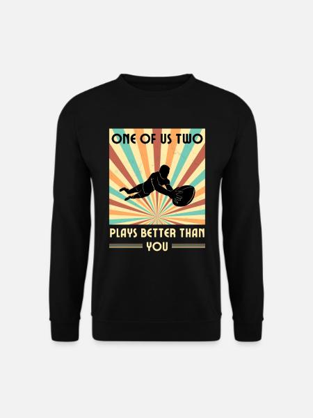 Einer Von Uns Beiden Spielt Besser Als Du - Unisex Pullover - Schwarz